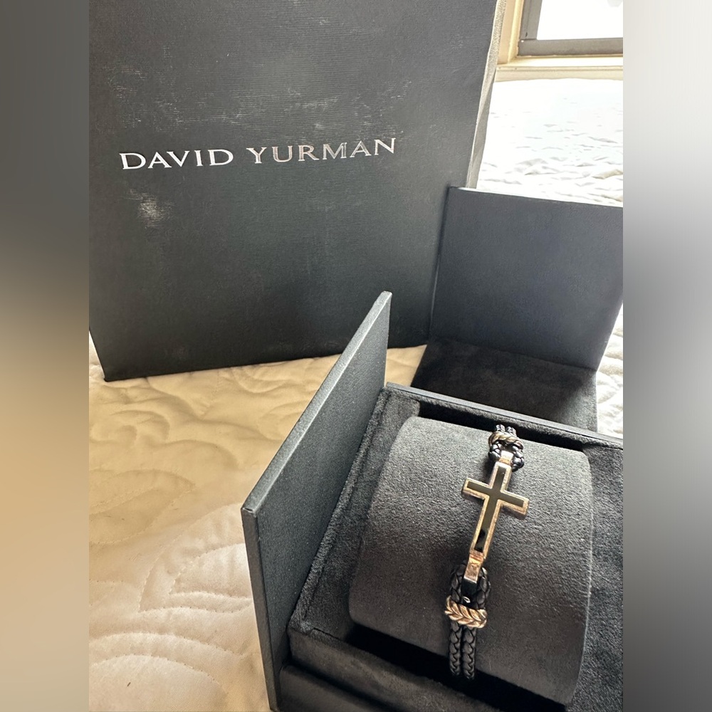 David Yurman Exotic Stone Cross Bracelet
